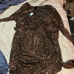 Gold dress